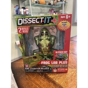 Dissect-It Simulated Synthetic Lab Dissection STEM Toy, Kids' Home Learning Frog